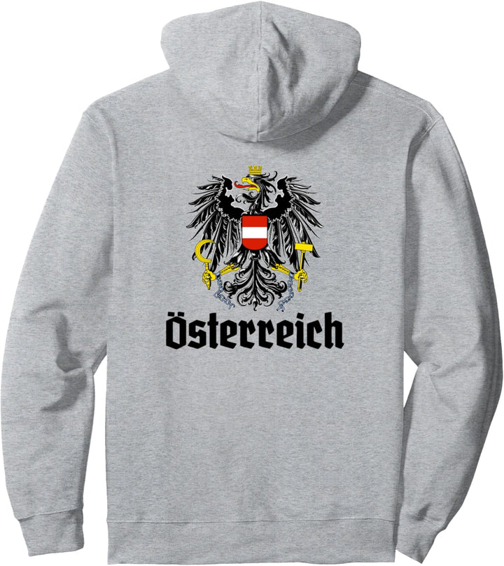 Österreich Influencer Rot Weiss Rot National Pullover Hoodie