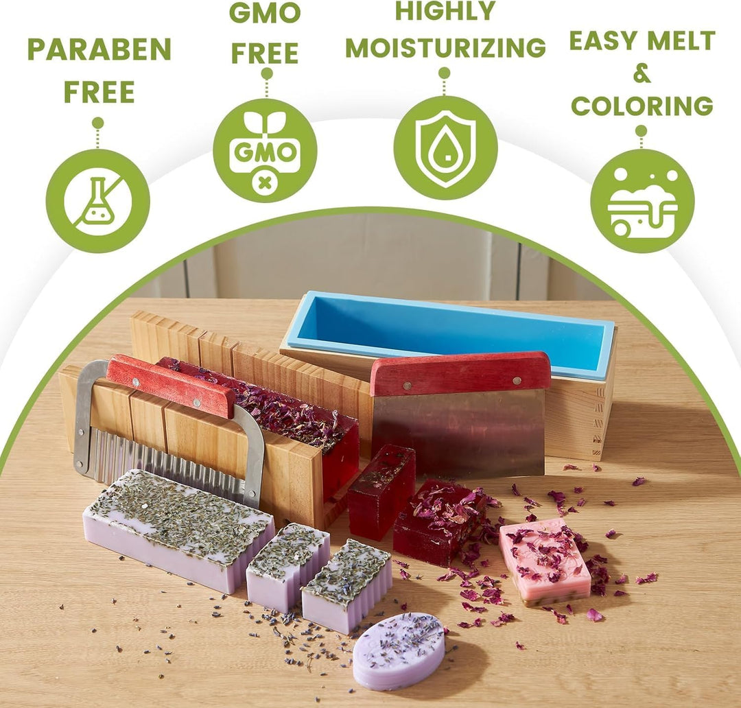 LFISGNN 2-in-1 Kerzen- und Seifenherstellungsset für Erwachsene Anfänger, Komplettes DIY-Set zum Sel