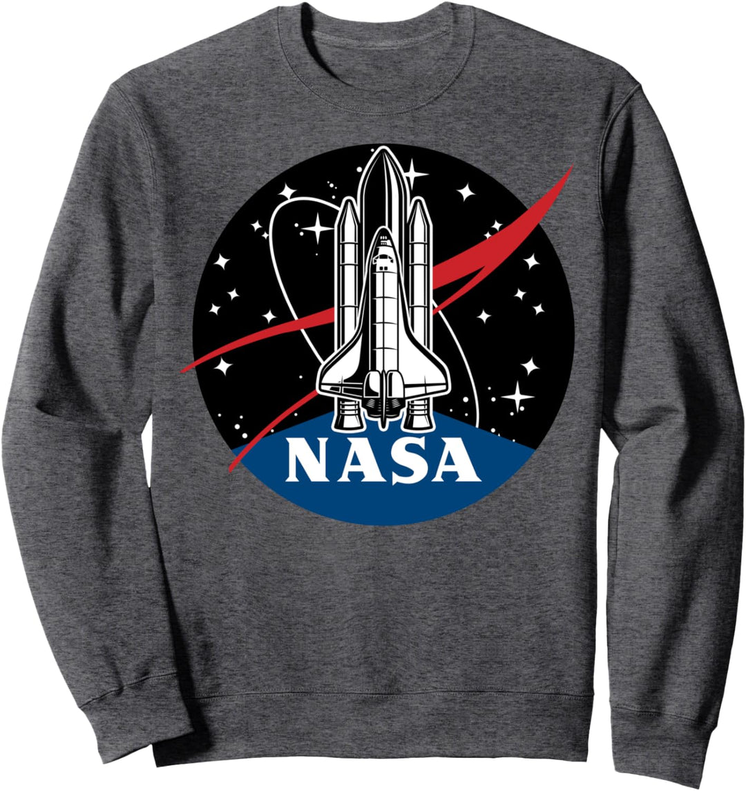 NASA Space Shuttle Take Off With Logo Sweatshirt