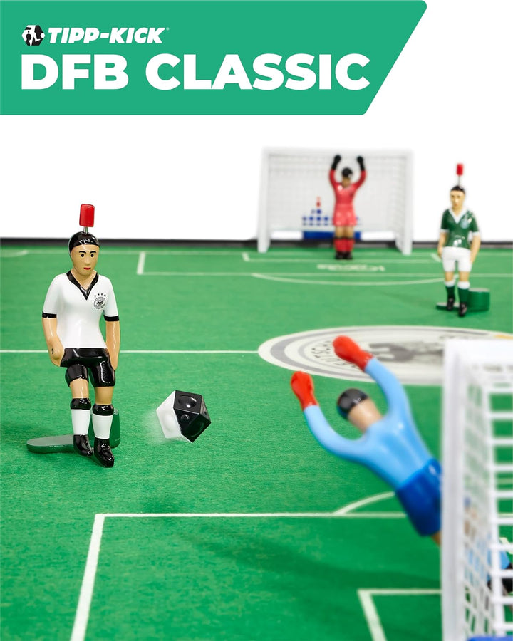 TIPP-KICK Spiel DFB Classic Tischfussball-Set 100 Jahre - Fussball-Spiel mit Spielern, Torwarten, Pl
