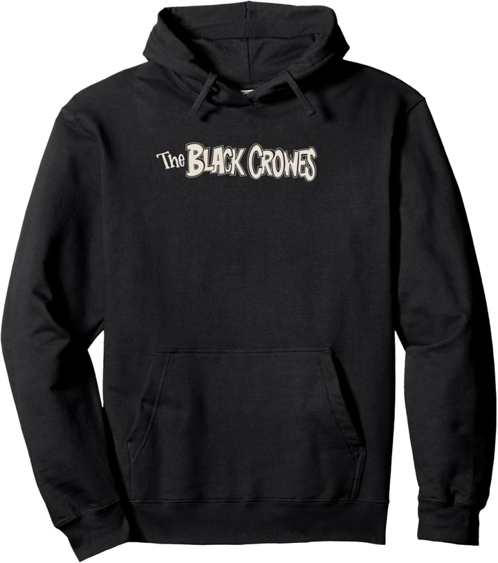 Offizielles Black Crowes Circle Logo Schwarz Pullover Hoodie
