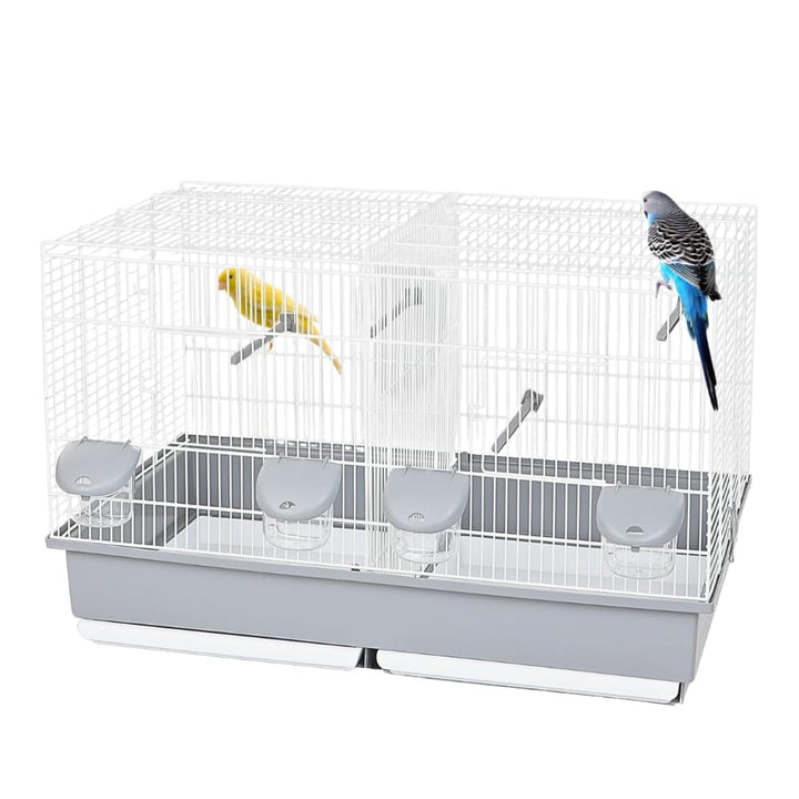 GarPet Vogelkäfig Teilbar Trennwand Trenngitter Vogel Käfig Zuchtkäfig Trennkäfig
