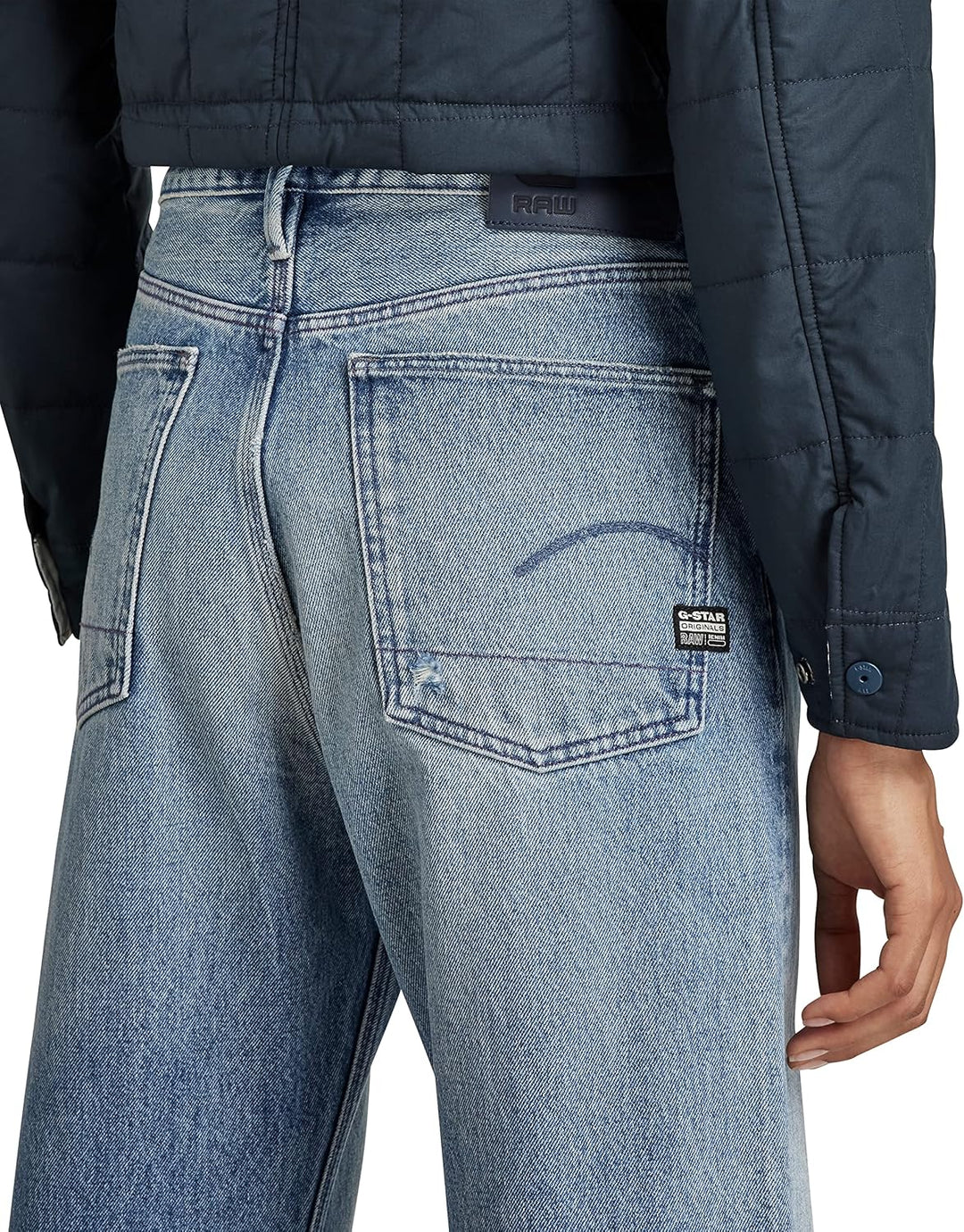G-STAR RAW Damen Type 89 Loose Jeans 27W / 32L Blau (Sun Faded Air Force Blue D21081-c967-c947), 27W