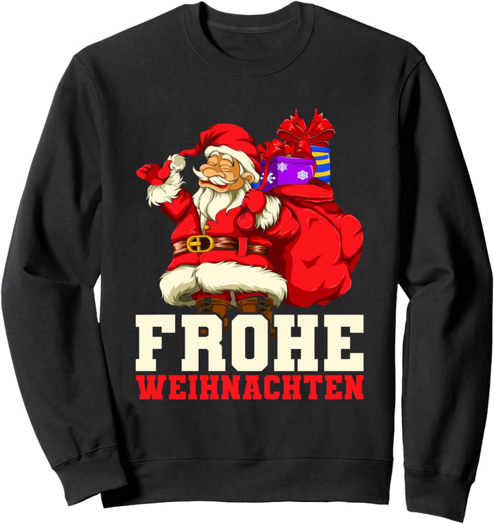 Weihnachtsmann Kostüm Geschenk Frohe Weihnachten Sweatshirt