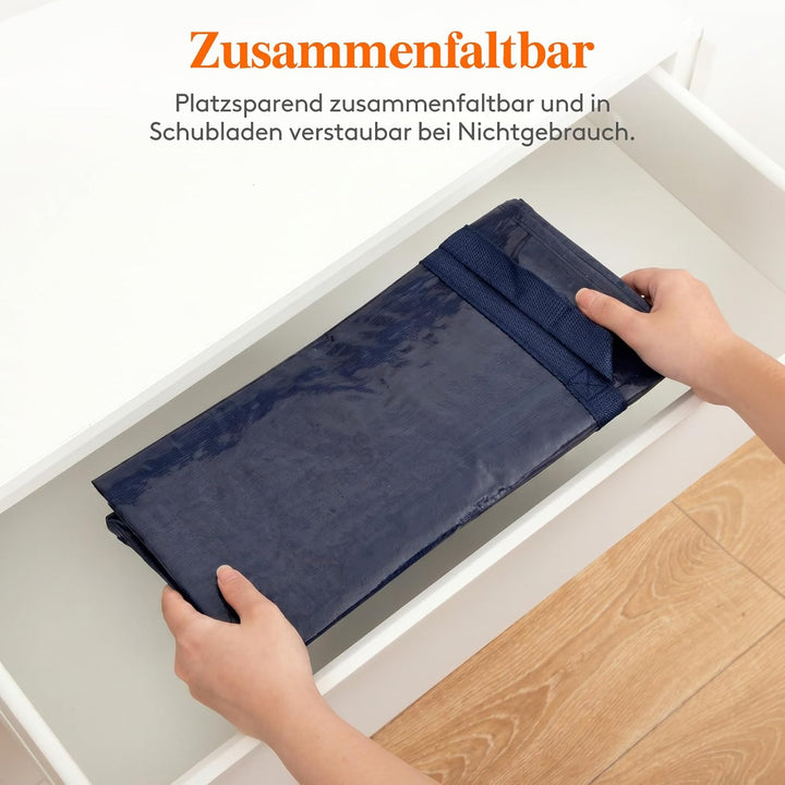Lifewit 4 Stück 90L Umzugstaschen mit Griff, Aufbewahrungstasche für Bettdecken, Grosse Tasche mit R
