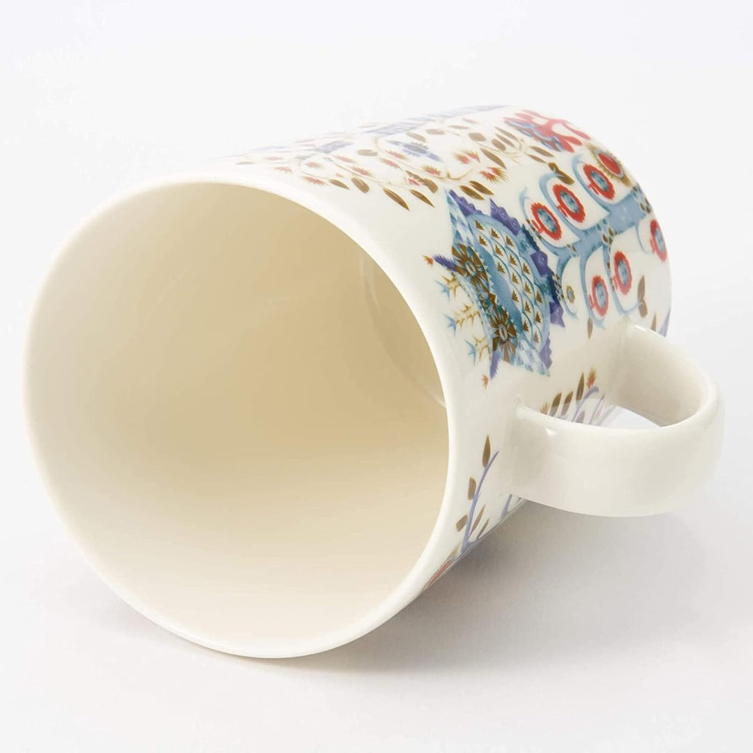 Iittala 1012450 Taika Becher mit Henkel 0,4 Liter Weiss, Porzellan, Weiss