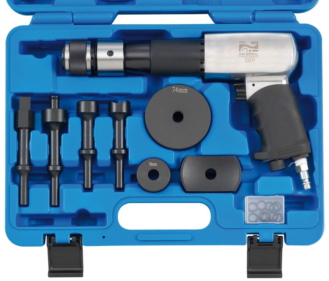 SW-Stahl S3211 Vibro-Druckluftmeissel Satz - 8-tlg. Druckluft-Meisselhammer
