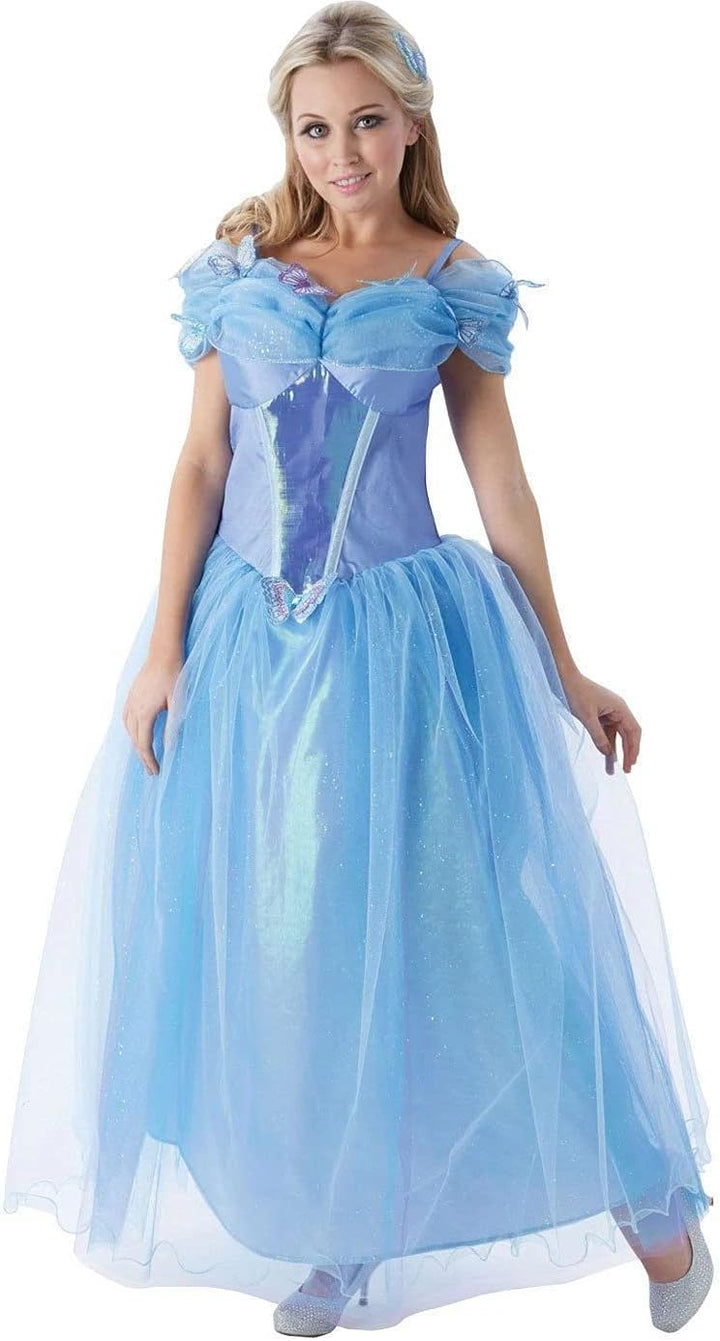 Rubie's 3810202 - Cinderella Live Action Movie Adult, M, hellblau