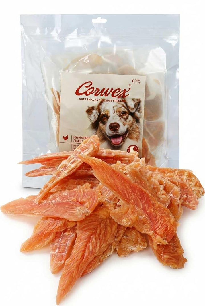 Corwex Hundesnack Hühnerbrustfilet im wiederverschliessbaren Beutel (1 kg) 1 kg (1er Pack), 1 kg (1e