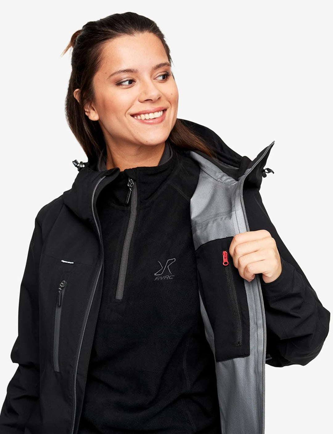 RevolutionRace Silence Proshell 3L Jacket, Damenjacke, belüftete und wasserdichte Jacke für Wanderun