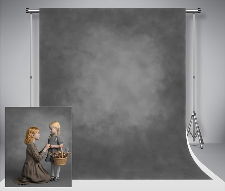 Kate 1.5x2.2m Graue Steigung Textur Hintergrund Licht Schwarz Abstrakt Solid Photo Hintergrund Retro