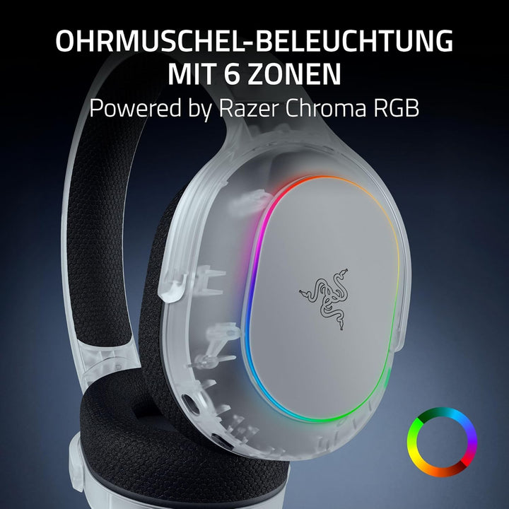 Razer Barracuda X Chroma Phantom White - Kabelloses Multi-Plattform Gaming-Headset - 285g - Triforce