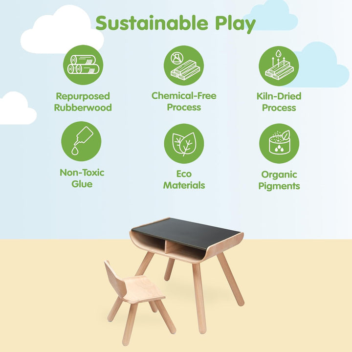 PLAN TOYS 8703 Plantoys, PT8703, Table and Chair