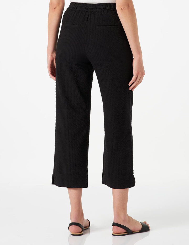 PART TWO Damen Prikkepw Pa Pants Easy Fit Hose 38 Schwarz, 38 Schwarz