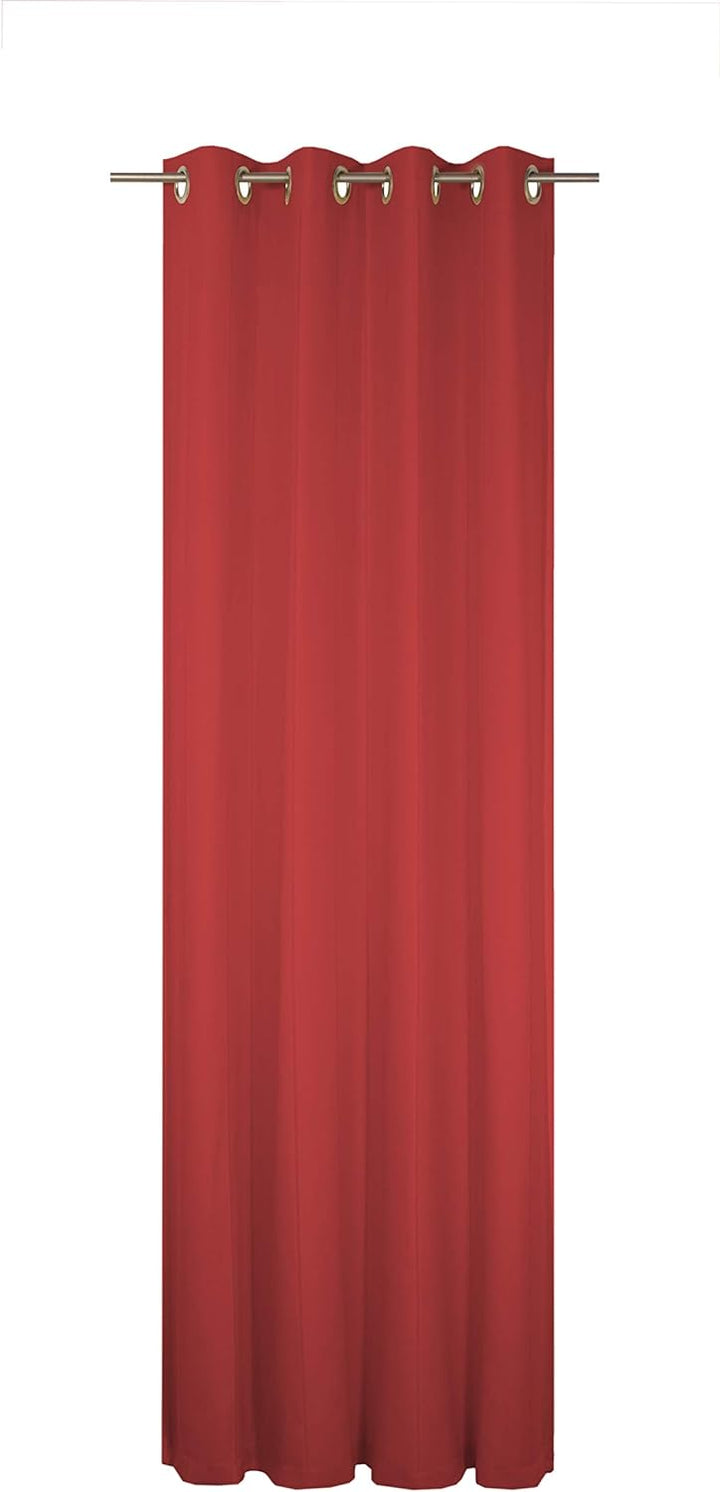 Wirth Fertigschal Felsted mit Ösen, Polyester, Rot, 150 x 132 cm Rot 150 x 132 cm, Rot 150 x 132 cm
