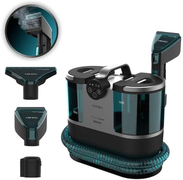 Cecotec Polsterreiniger und Staubsauger Conga 7000 Carpet&Spot Clean Steam XXL, 1700W, 3in1 Reinigun