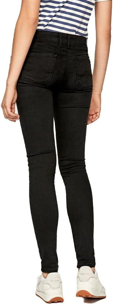 Pepe Jeans Damen Jeans Soho Jeans, Schwarz, 31W / 32L