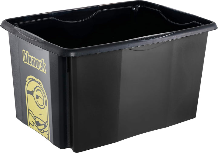 keeeper karolina Aufbewahrungsbox mit Deckel, 45 l, Dreh- und stapelbar, Design: Minions, Mosaic, Fü