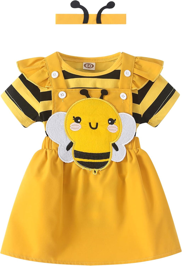 Asmea Baby Kleidung Mädchen Neugeborene Kleidung Rüschen Baby Strampler Baby Strapse Rock Bekleidung