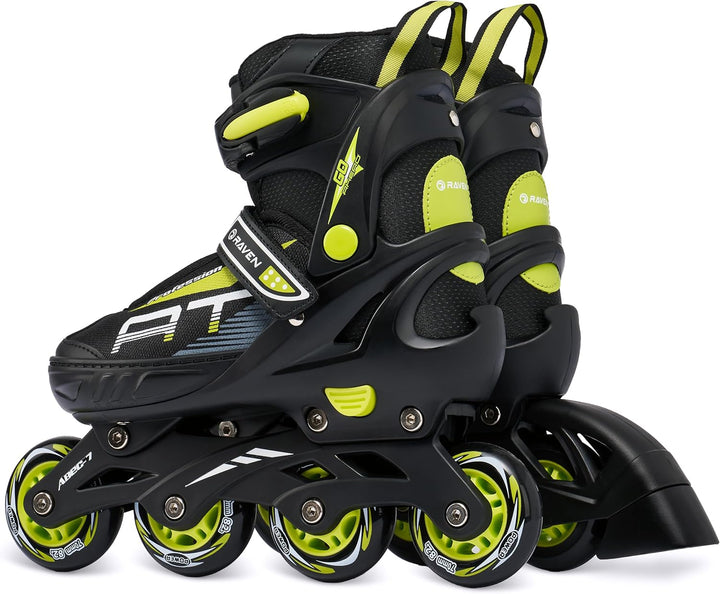 Inline Skates Inliner Raven Profession Black/Lime 35-39(23cm-25,5cm), Black/Lime 35-39(23cm-25,5cm)