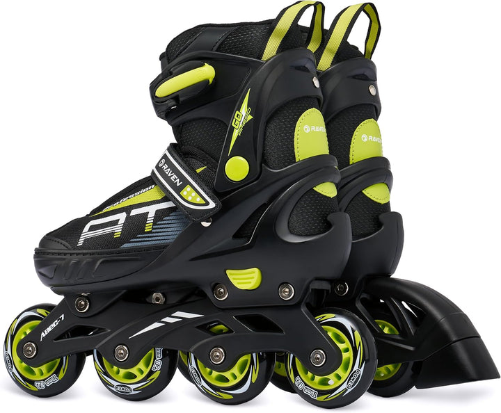 Inline Skates Inliner Raven Profession Black/Lime 35-39(23cm-25,5cm), Black/Lime 35-39(23cm-25,5cm)