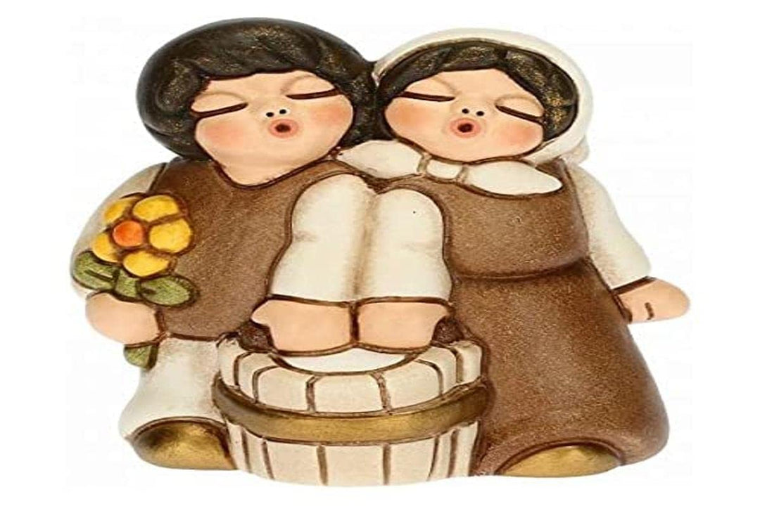Thun Krippe 'KK Kinder Paar mit Milch' 2021-5,8 x 4 x 6,2 cm