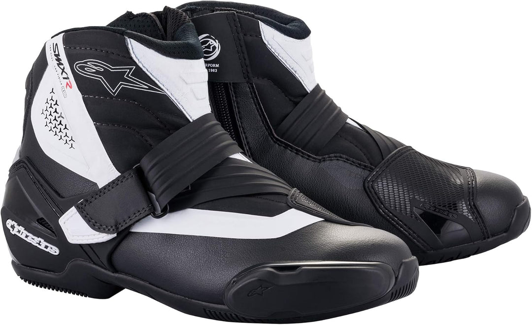 Alpinestars Herren Smx-1 R V2 Black/RedSchuhe 49 EU Schwarz, 49 EU Schwarz