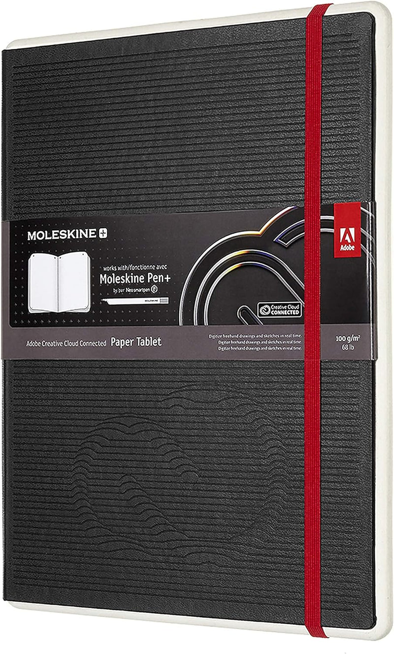 Moleskine, Notebook Adobe Creative Cloud Paper Tablet, Digital Notebook with White Pages - Notebook