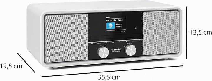 TechniSat DIGITRADIO 330 - DAB+ UKW Stereo Radio mit CD-Player (Bluetooth 5.3, USB MP3-Wiedergabe un