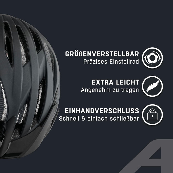 ALPINA PARANA - Leichter, Individuell Anpassbarer Touren Fahrradhelm Mit Fliegennetz Für Erwachsene