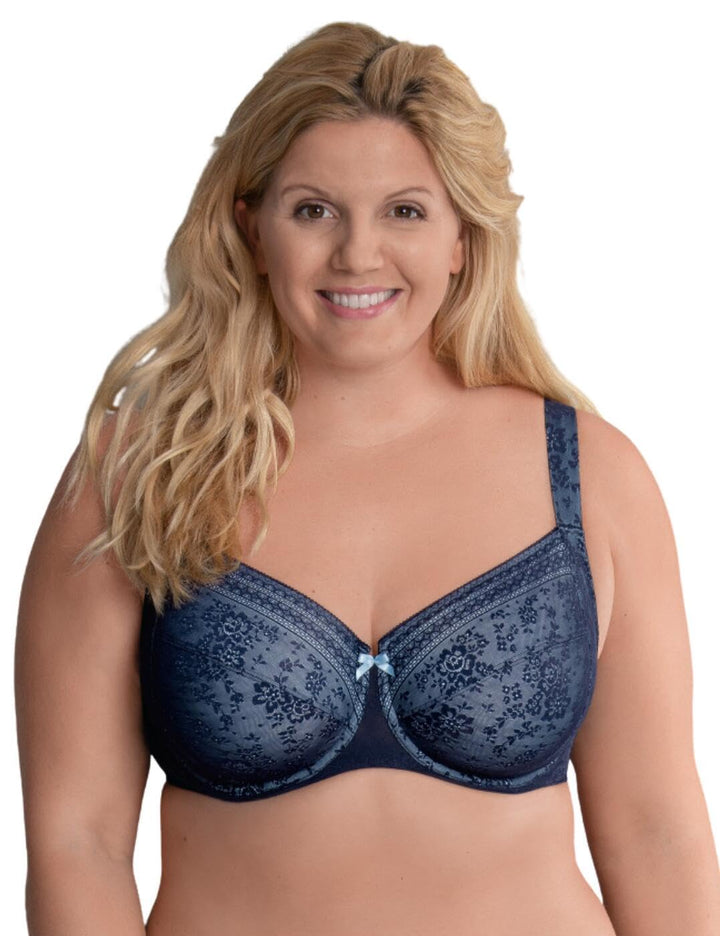 Rosa Faia Damen Fleur BH mit voller Abdeckung 70B Maritim Blue, 70B Maritim Blue