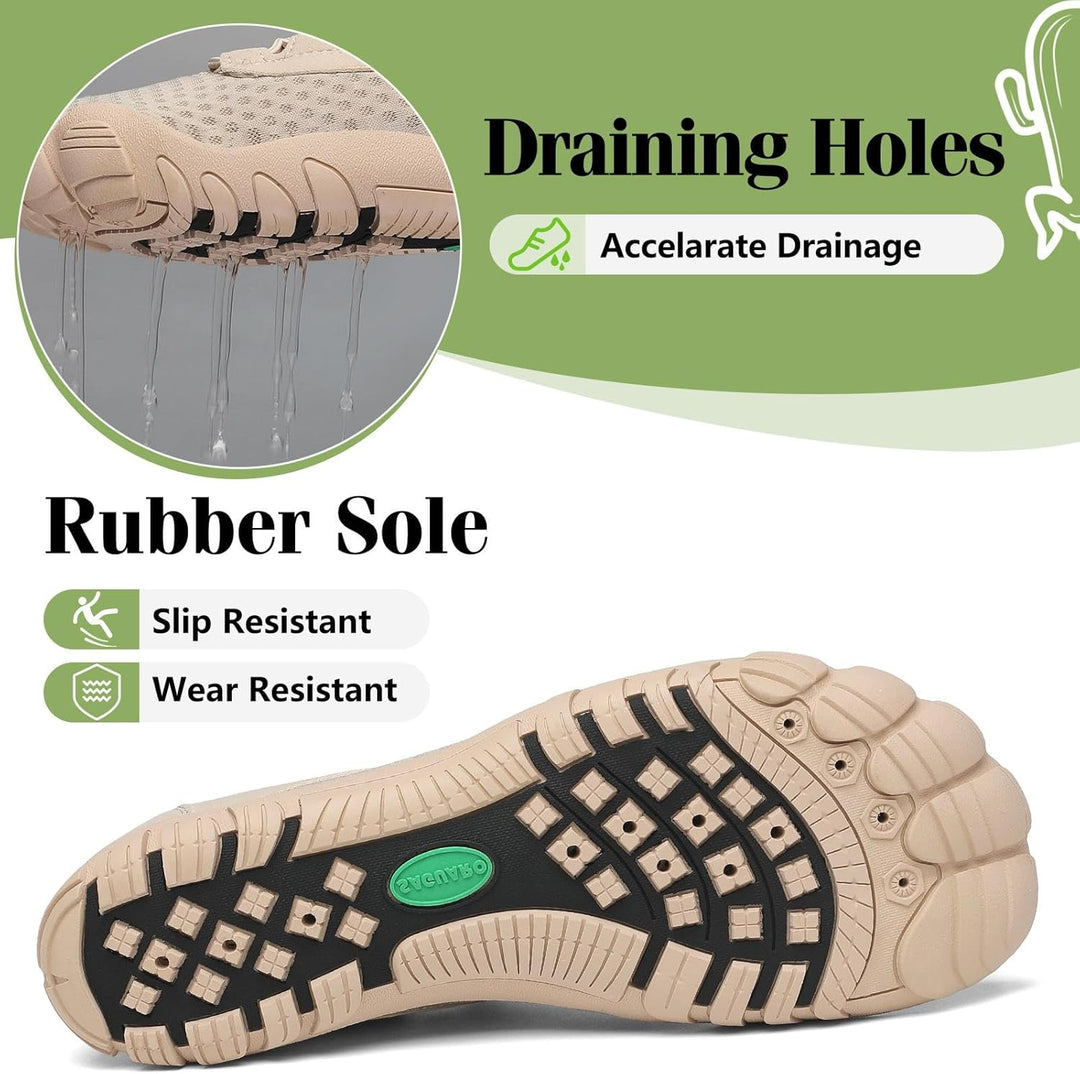 SAGUARO Badeschuhe Damen Aquaschuhe Herren Slip On Atmungsaktiv Schnelltrocknend Wasserschuhe Outdoo