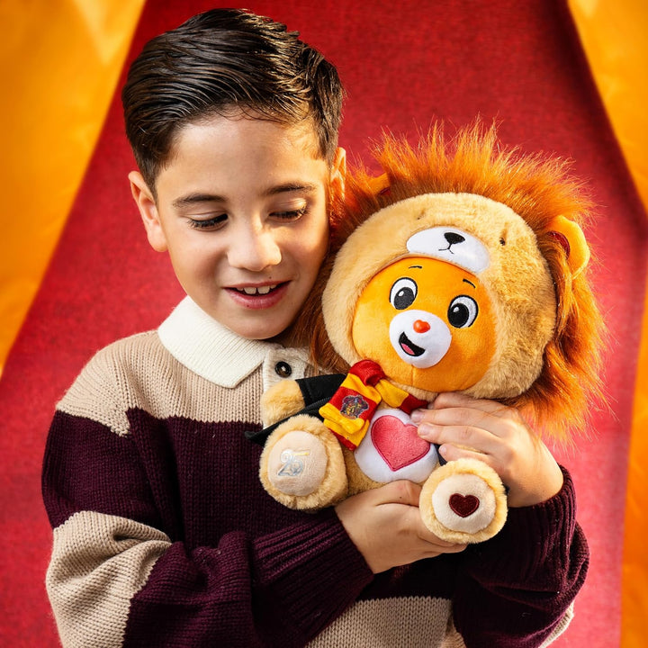 Care Bears x Harry Potter Gryffindor Tenderheart Bear 30cm Hoodie-Plüsch – Premium-Hogwarts-Haus-Sam
