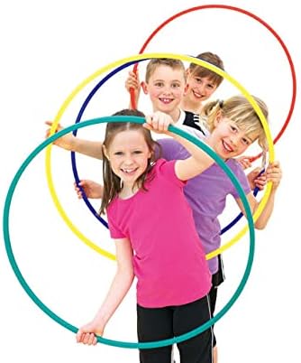 Betzold - Gymnastik-Reifen mit F.I.G Profil - Turnreifen Hula-Hoop 80 cm - rot - 4 Stück, 80 cm - ro