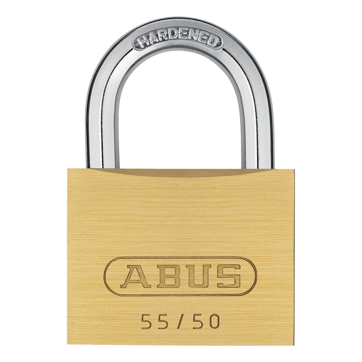Abus - 55/50 50mm Messing Vorhängeschloss Gleichschliessend 5501 - ABUKA02874 1 Stück 50mm Gleichsch