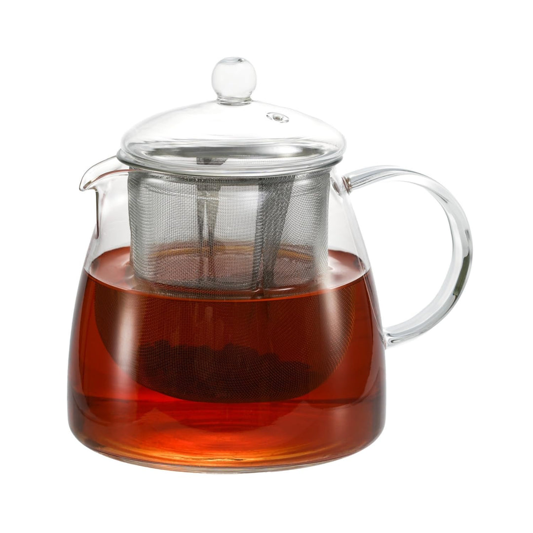 HARIO Teekanne, Glas, weiss, 4 Cup 4 Cup Weiss, 4 Cup Weiss