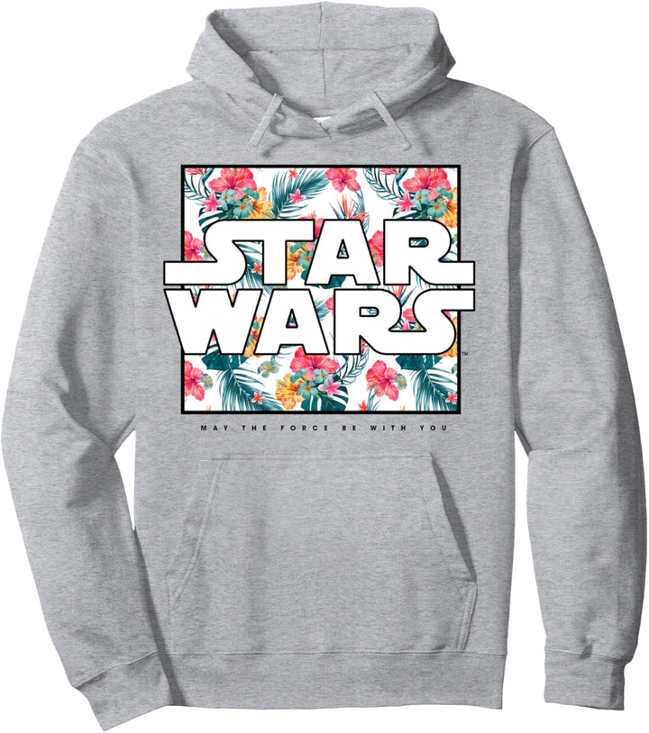 Star Wars May The Force Be With You Floral Box Logo Pullover Hoodie