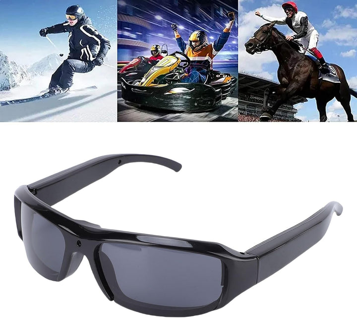 Kamera-Sonnenbrille, 1080P HD mit Anti-Shake- und Weitwinkelobjektiv-Sport-Action-Brille, für Radfah
