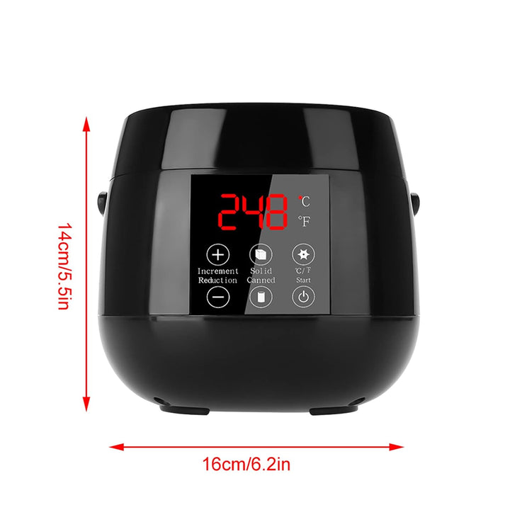 Wachswärmer waxing maschine mit LED-Display, 4 Wachsperlen 100 g und 20 Wachsstifte, elektrischer Wa