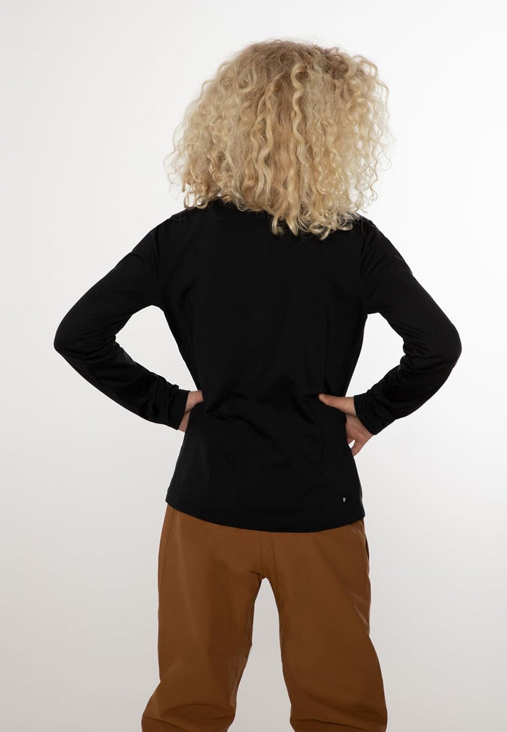 Protest Jungs Fleece WILLOWY JR Geotech ultraschnell trocken und hoch atmungsaktiv 116 True Black, 1