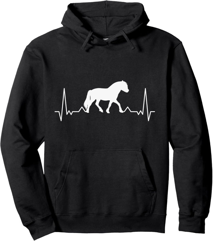 Fjordpferd Herzschlag Norweger Pferd Fjordi Pony Fjord Pferd Pullover Hoodie