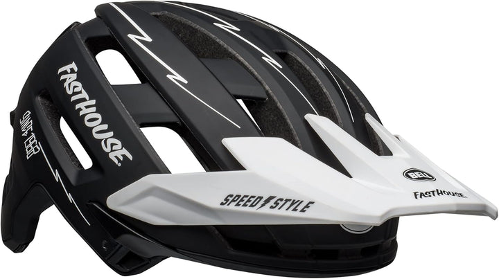 BELL Super Air MIPS MTB Fahrrad Helm fasthouse schwarz/weiss 2024, M