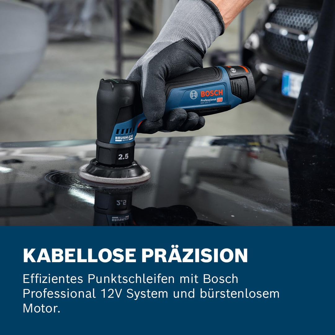 Bosch Akku - Exzenterschleifer GEX 12 V-77 (Ausführung: 06019L2100, Solo/Karton)