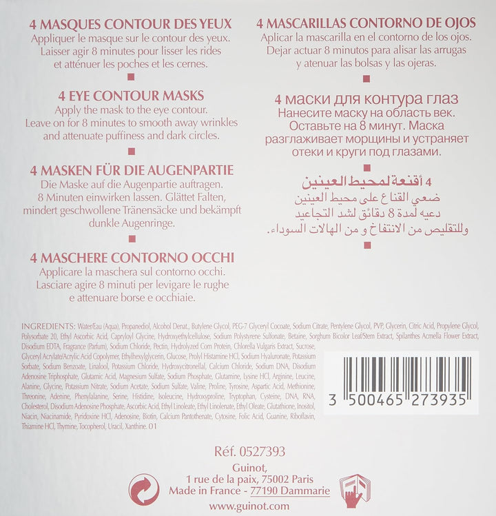Guinot Masque Age Logic Yeux,1er Pack (4 x 5.5 ml)