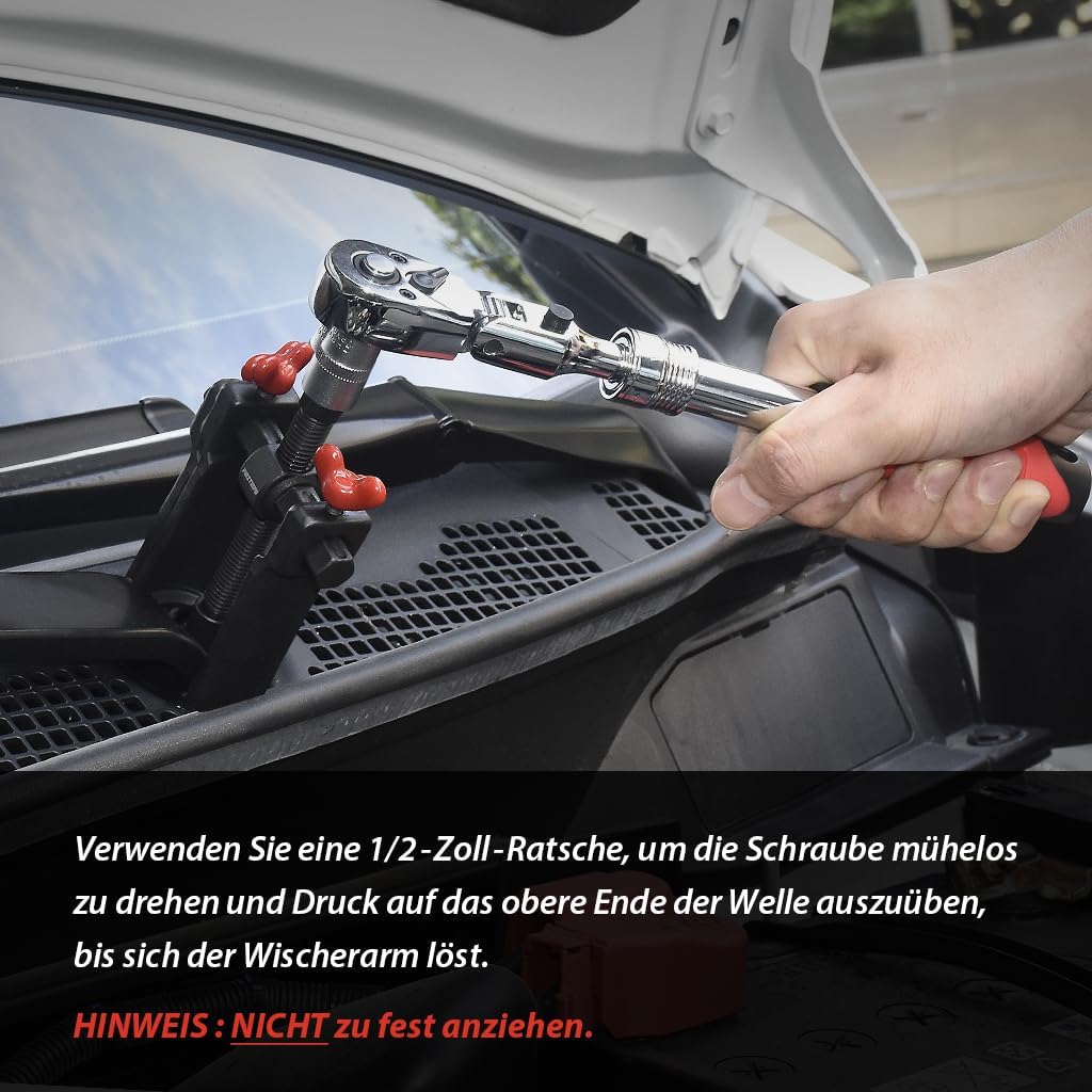 FIRSTINFO F3393 | Universal Einstellbar Wischerarm Abzieher Werkzeug | Scheibenwischerarm-Abzieher |