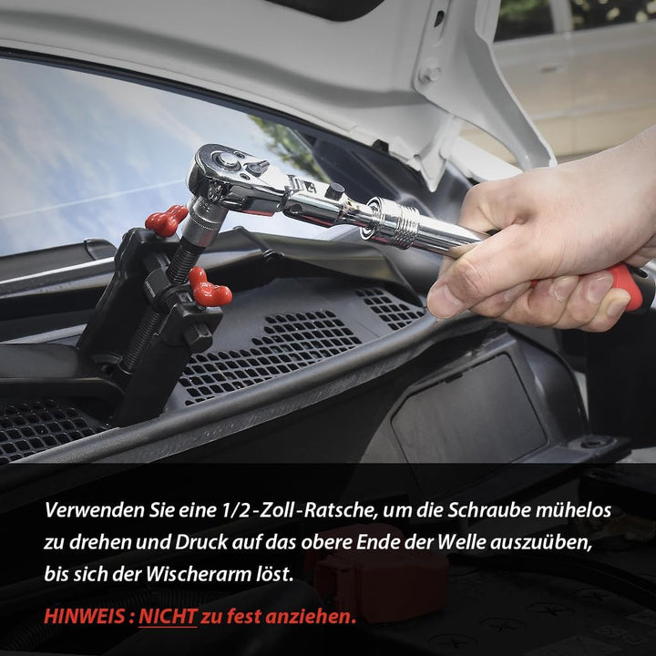 FIRSTINFO F3393 | Universal Einstellbar Wischerarm Abzieher Werkzeug | Scheibenwischerarm-Abzieher |