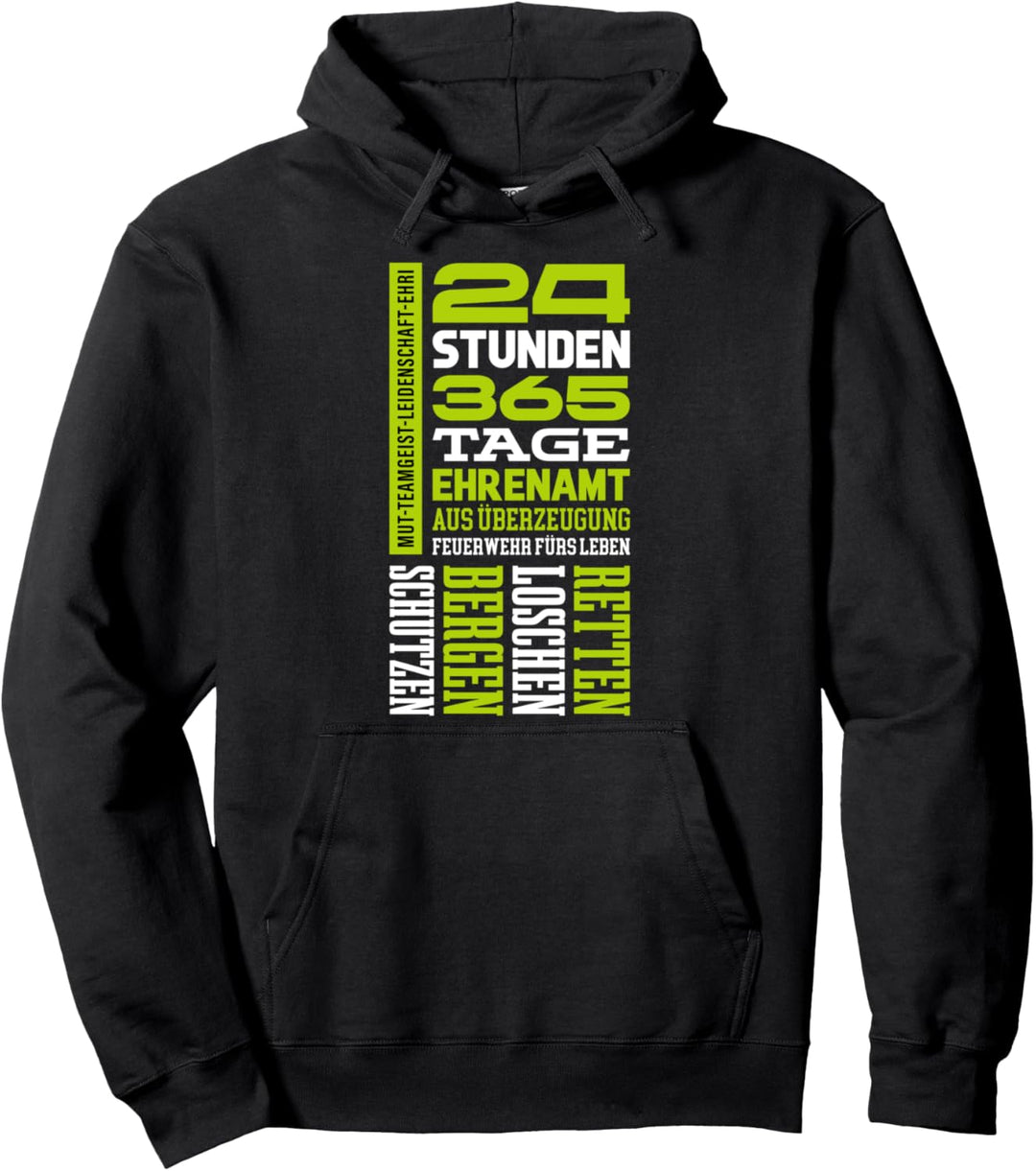 Feuerwehr Feuerwehrmann Retten Löschen Bergen Schützen Pullover Hoodie