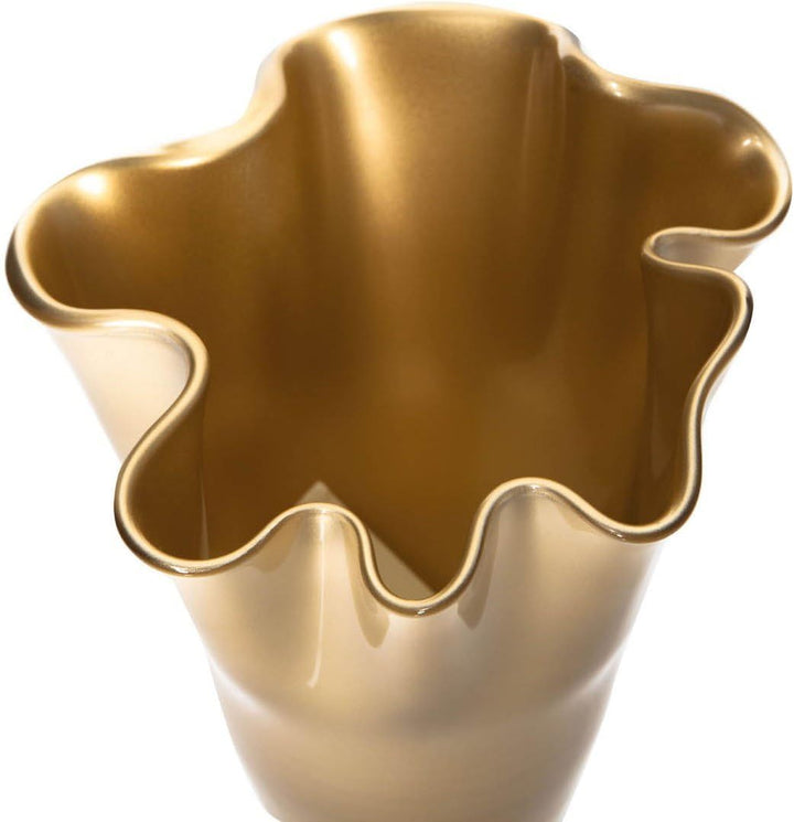 SIGNATURE HOME COLLECTION CO-17-203LM Vase mundgeblasenes Glas Glasvase Blumenvase, Dekovase, Höhe 3