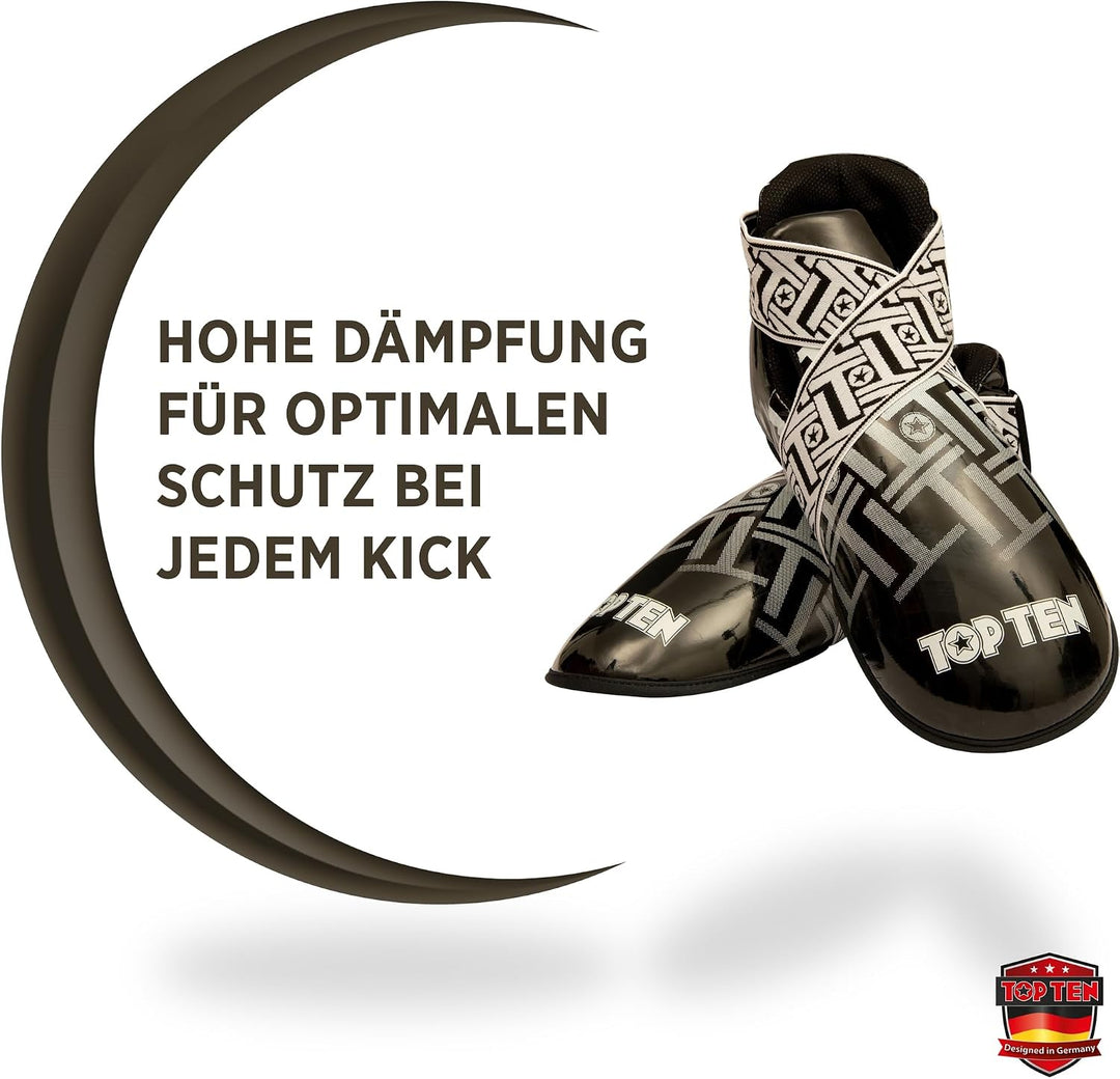 TopTen Fussschutz „Superlight Prism“ Schwarz S, Schwarz S