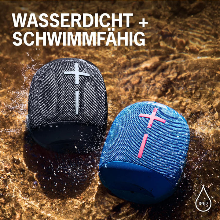 Ultimate Ears WONDERBOOM 3 Portable Bluetooth Speaker, Rich Bass 360 Degree Sound, Waterproof, Dustp